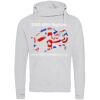 Cross neck hoodie Thumbnail