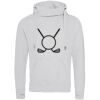 Cross neck hoodie Thumbnail